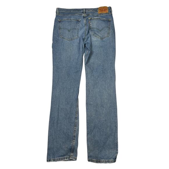 Levi’s 511 Slim Fit Tapered Leg Denim Jeans Ripped Knees Mens 36x32 - Picture 2 of 8